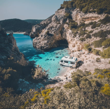 Camper en Ibiza, Camper auf Ibiza